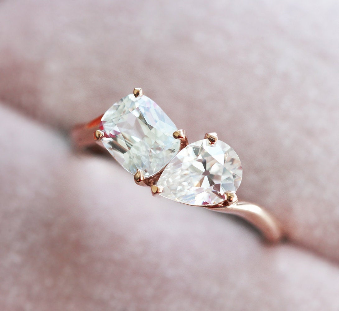 ALEKSANDRA TOI ET MOI MOISSANITE PRSTEN-Capucinne