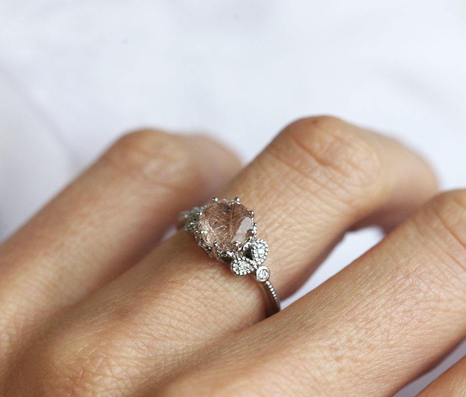 Amanda Round Kuartz Ring-Capucinne