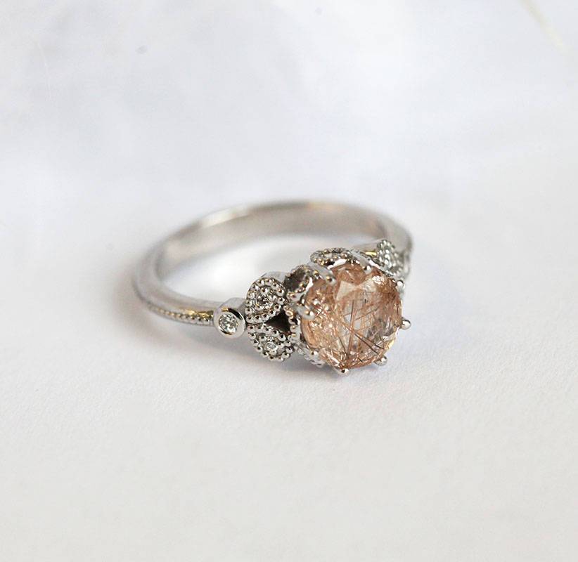Amanda Round Kuartz Ring-Capucinne