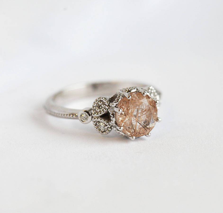 Amanda Round Kuartz Ring-Capucinne