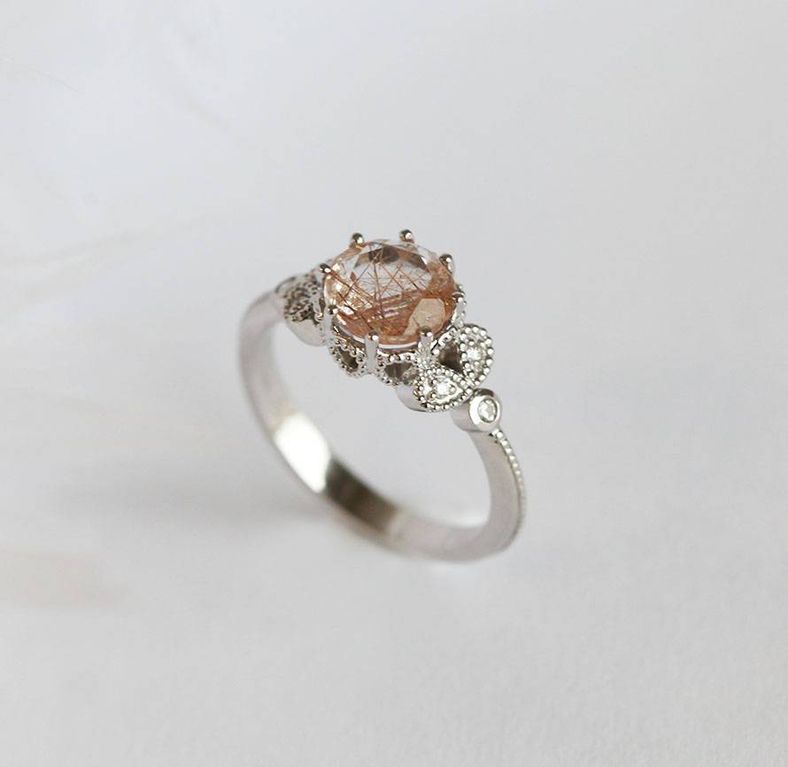 Amanda Round Kuartz Ring-Capucinne