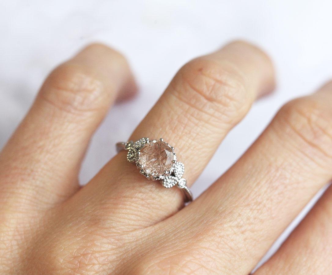 Amanda Round Kuartz Ring-Capucinne