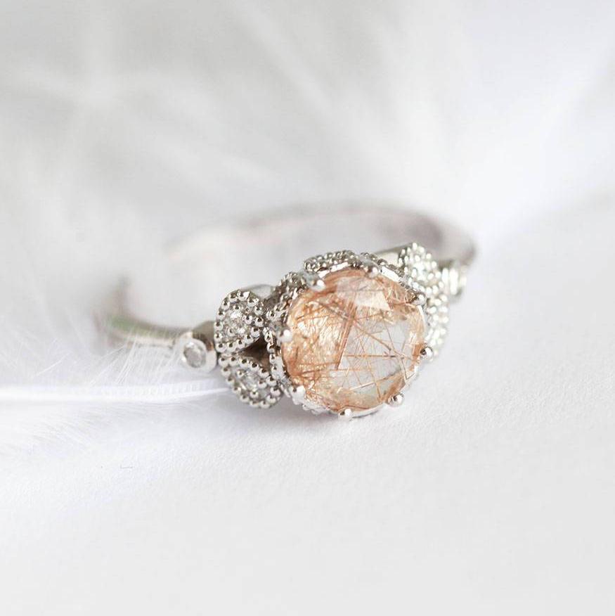 Amanda Round Kuartz Ring-Capucinne