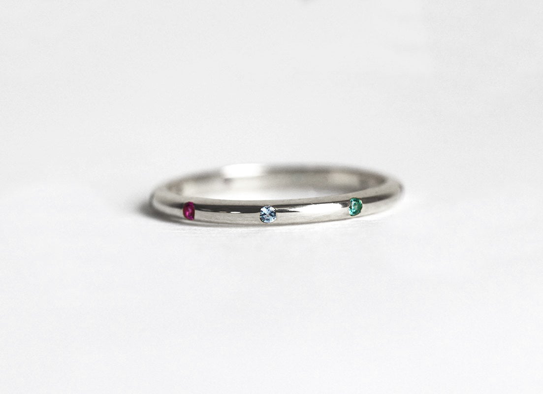 Birthstone Ring, Vedding Ring-Capucinne