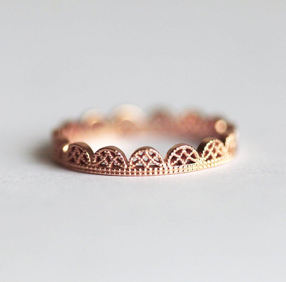 Misti Milgrain Ring-Capucinne