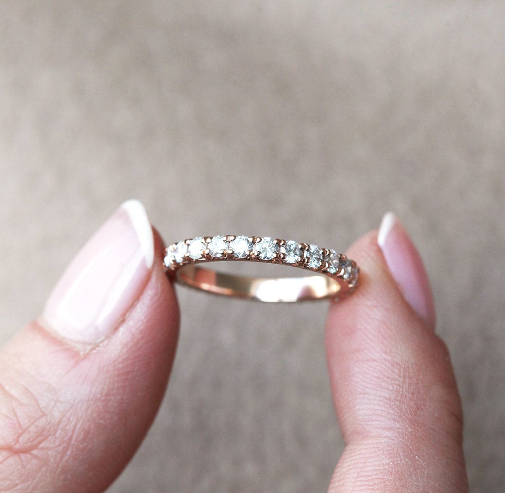 Vjenčanica Full Eterniti Vhite Diamond Pave