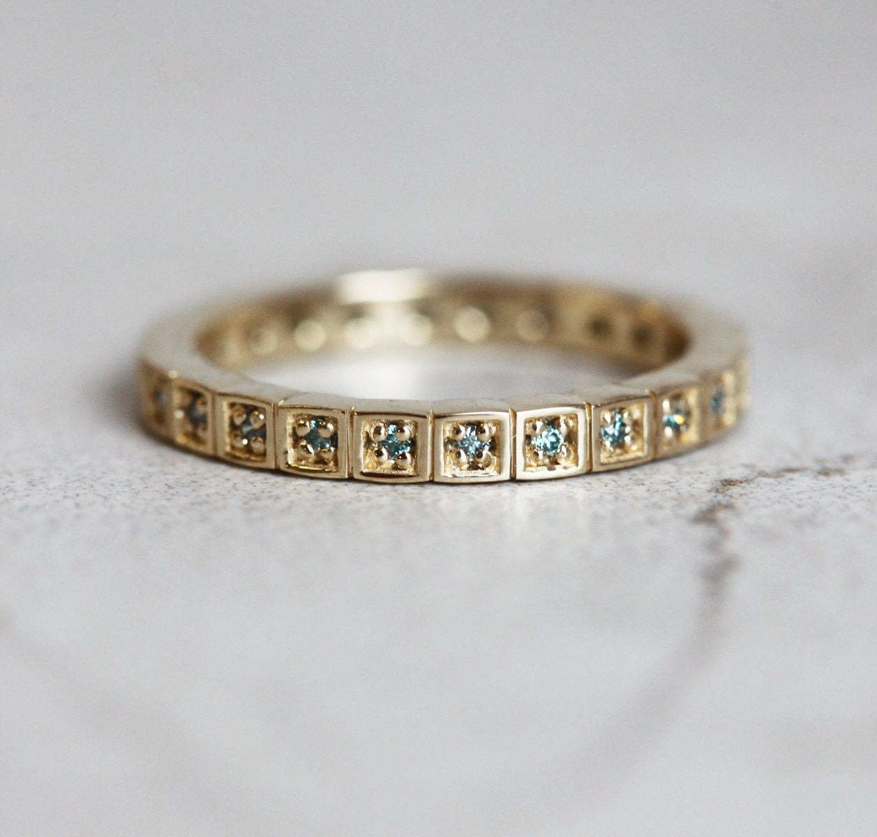 Emerald Gold Band