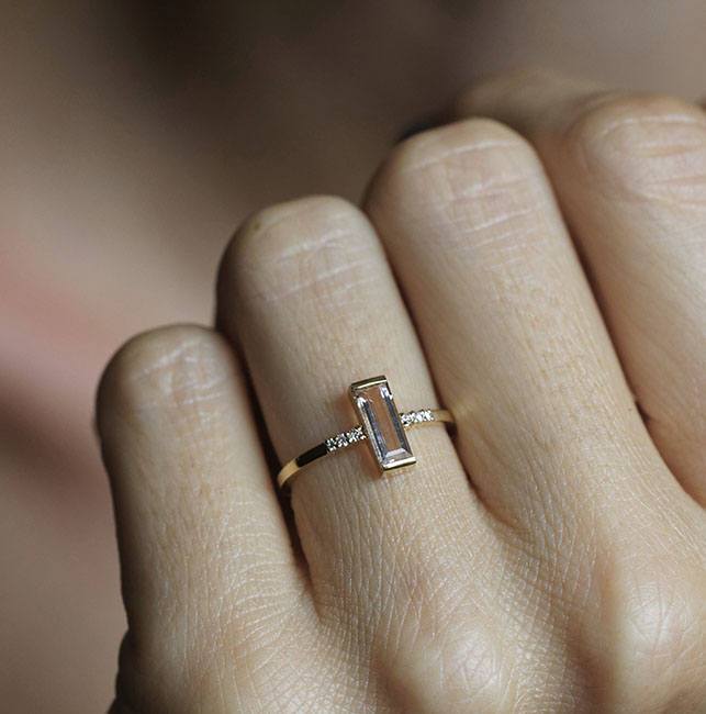 Morganit Ring