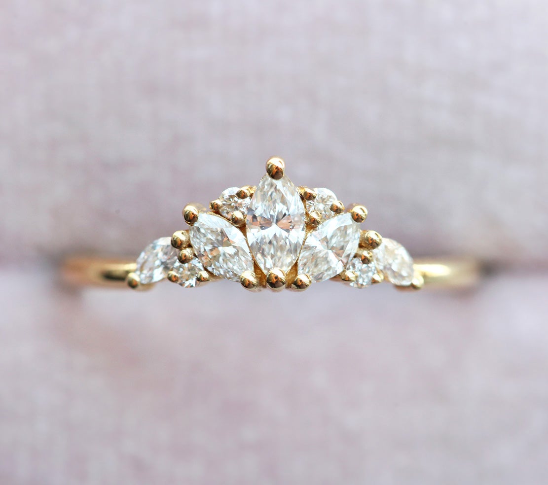 Louise Diamond Ring-Capucinne