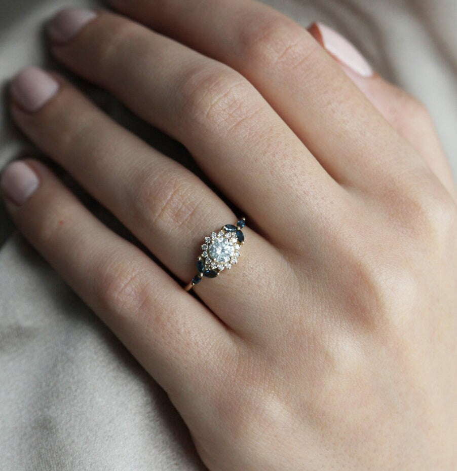 Penelope Diamond Ring-Capucinne