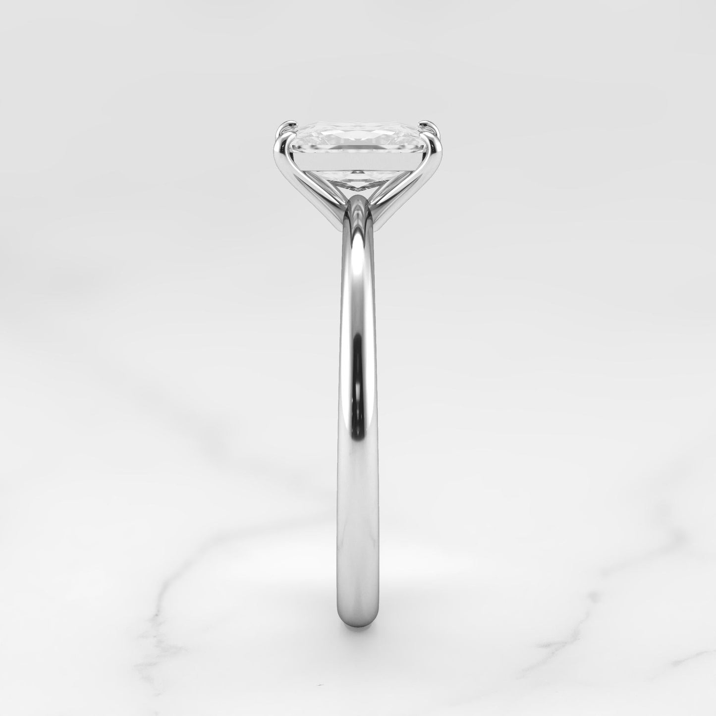 Sjajni pasijans moissanite prsten