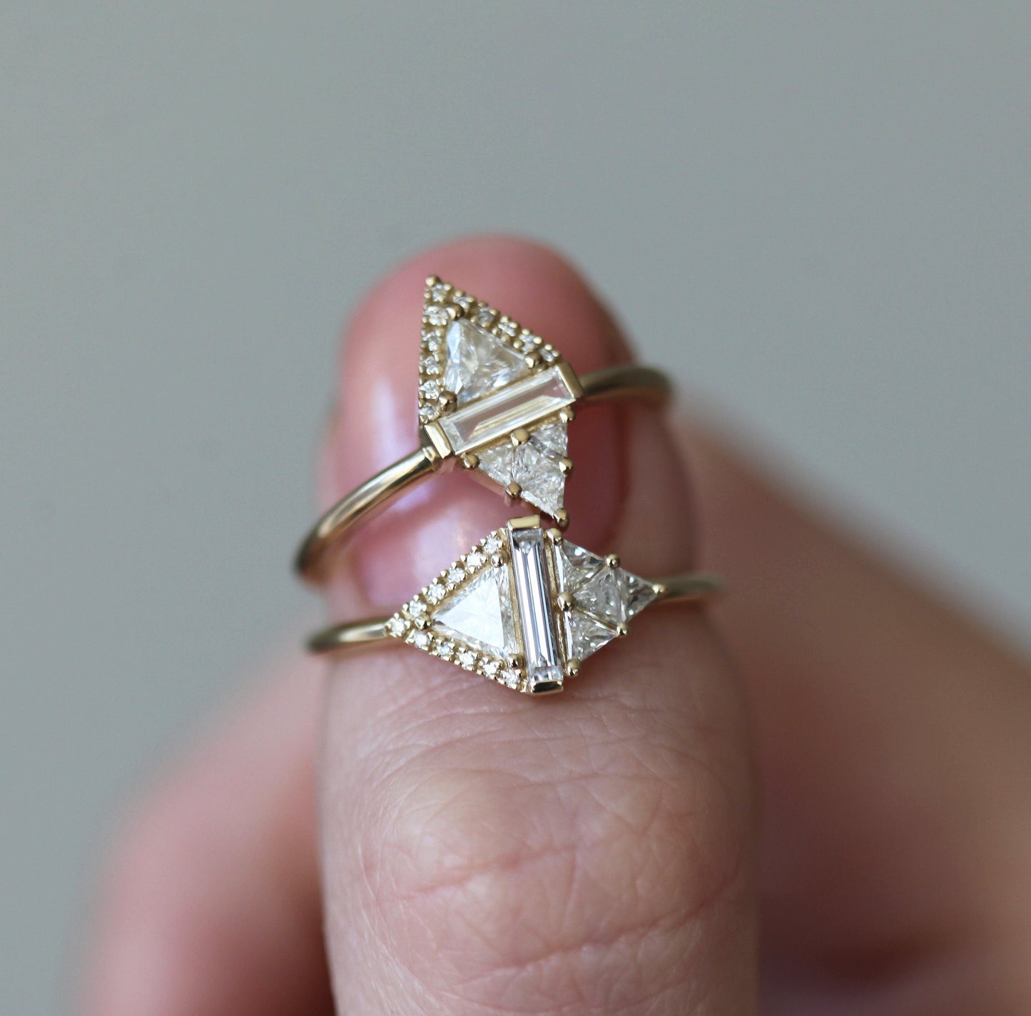 Rhombus Diamond Ring - Capucinne