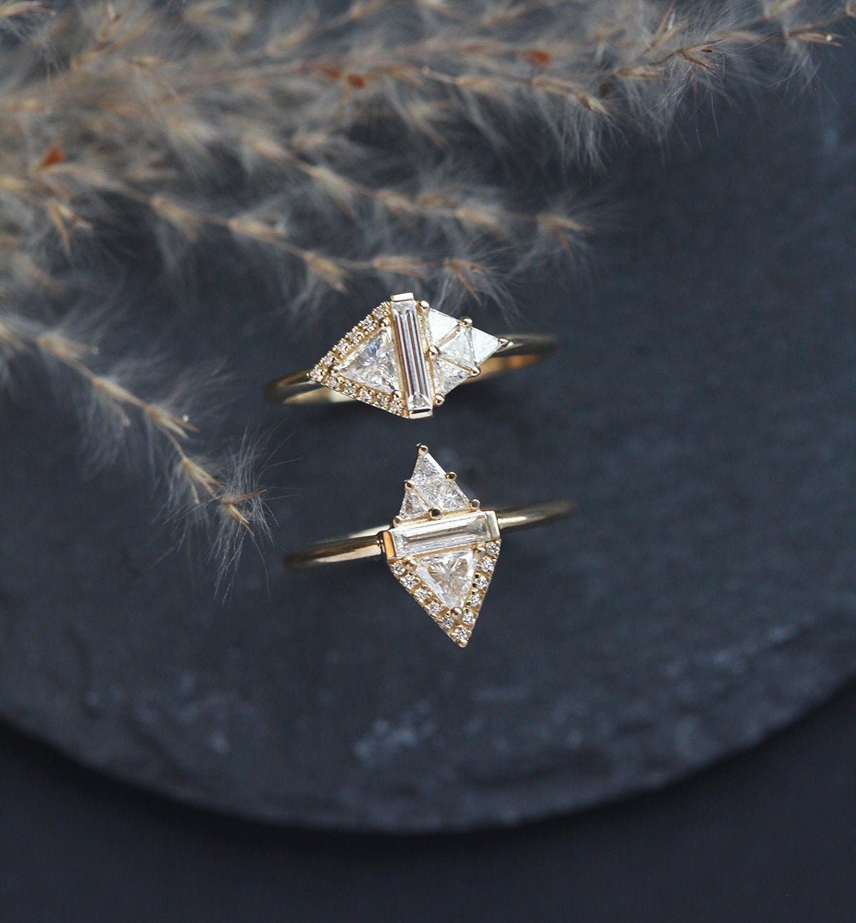 Rhombus Diamond Ring - Capucinne