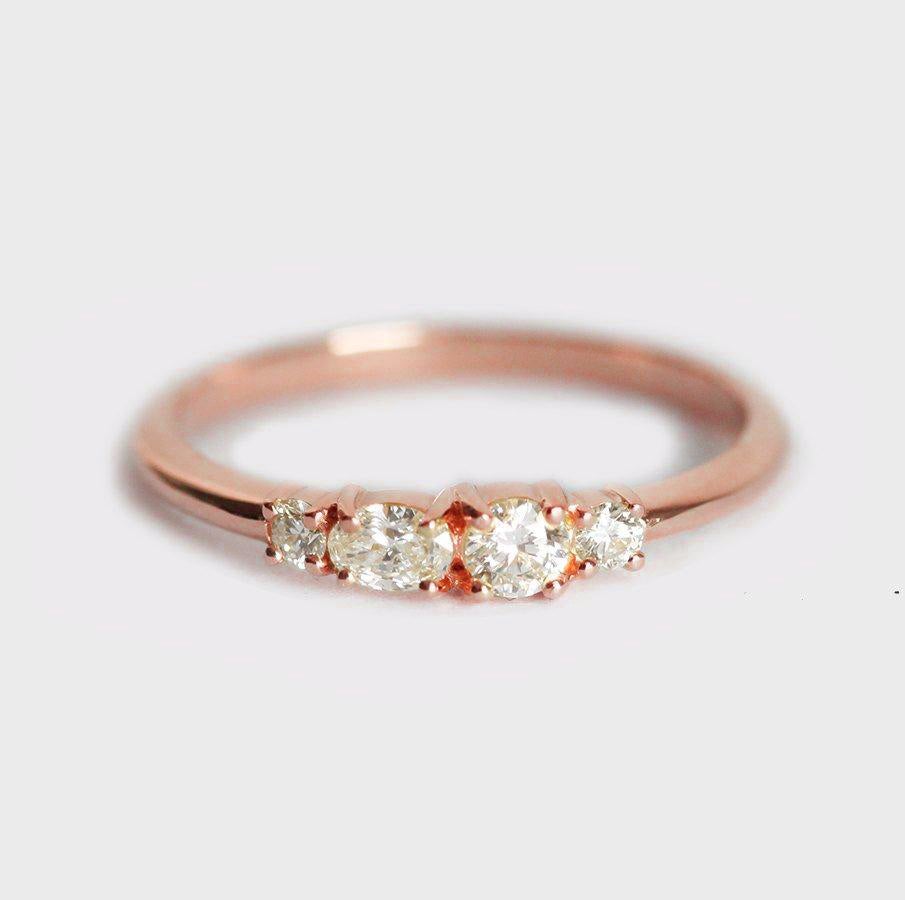 Rori Oval Diamond Cluster Ring-Capucinne