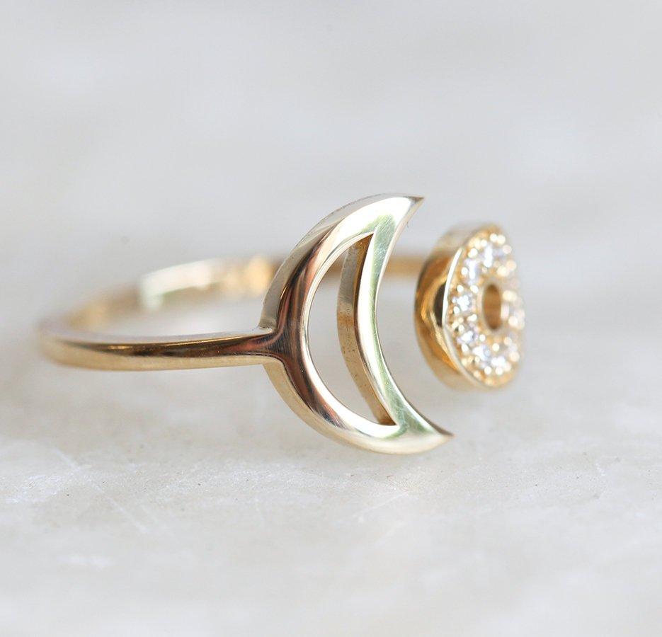 Sunce & Moon Ring-Capucinne
