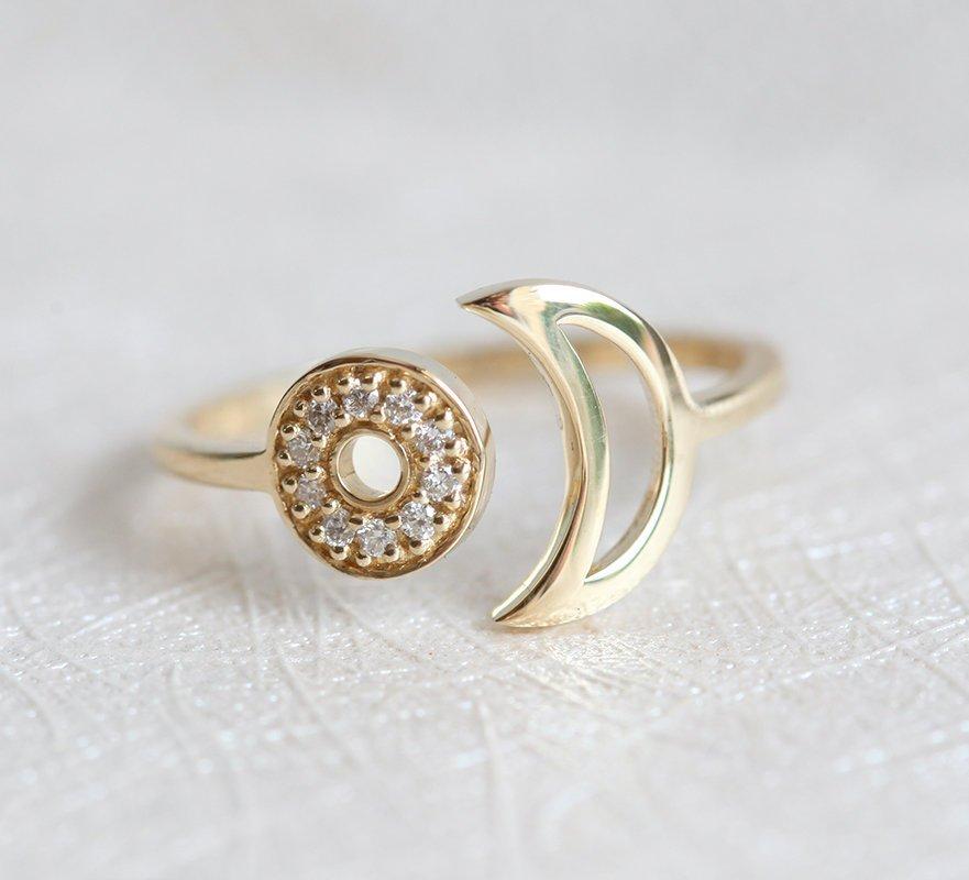 Sunce & Moon Ring-Capucinne