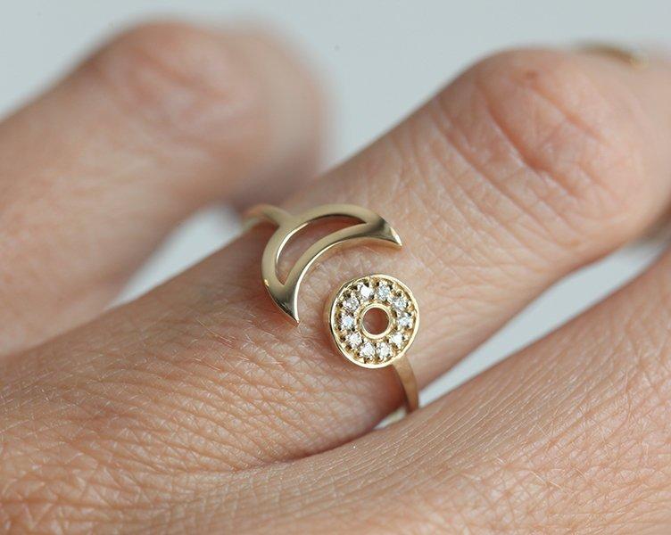 Sunce & Moon Ring-Capucinne