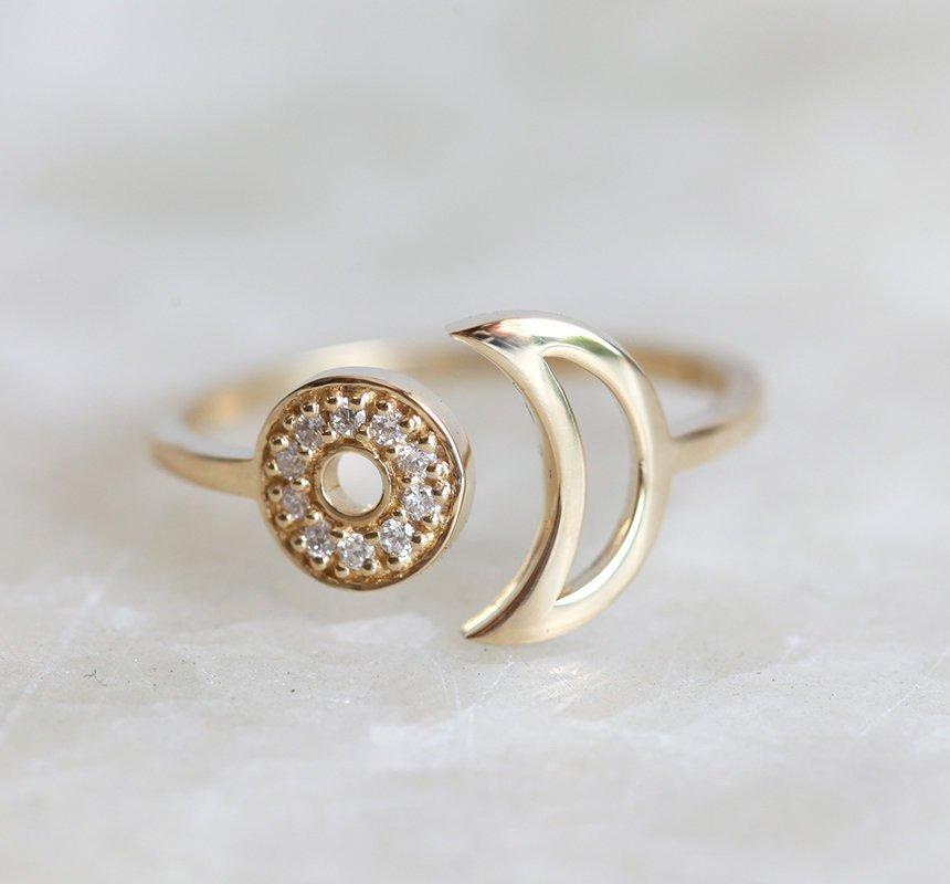 Sunce & Moon Ring-Capucinne