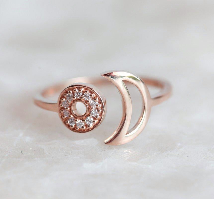 Sunce & Moon Ring-Capucinne