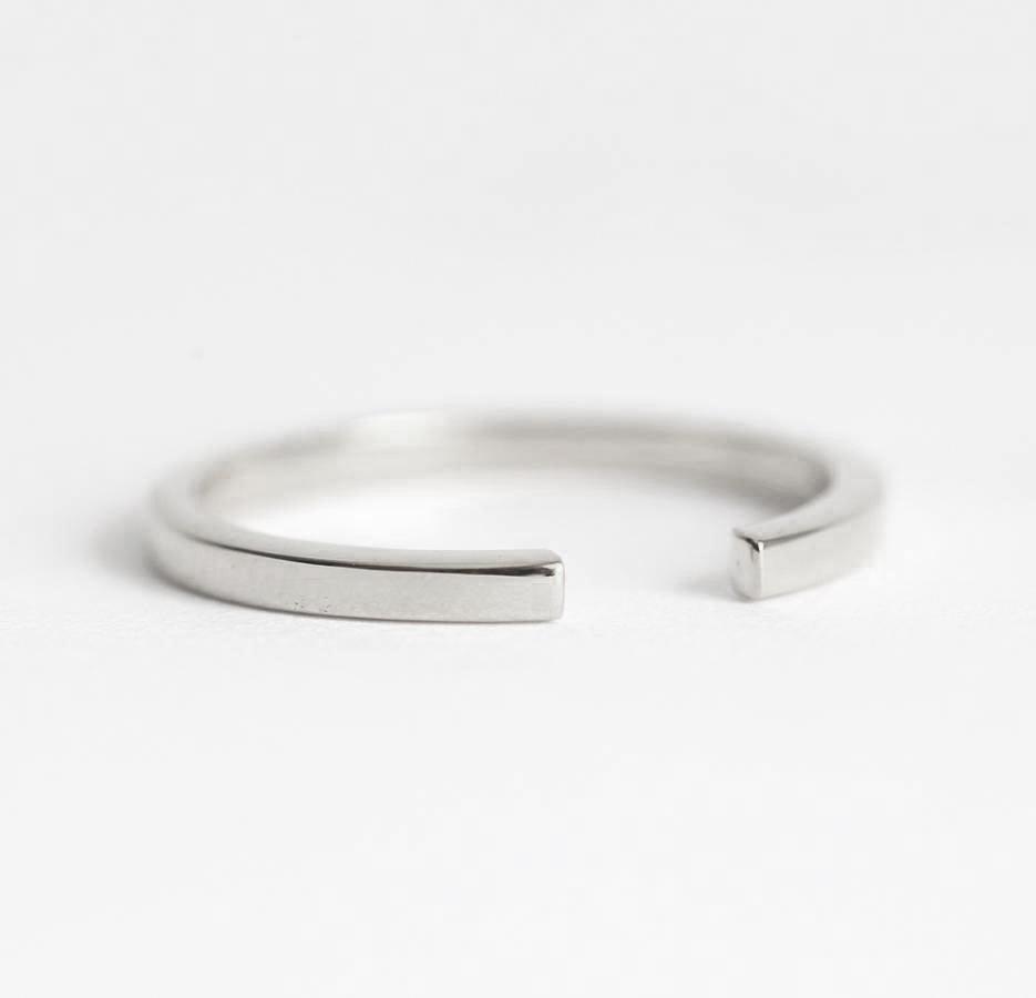 Vedding Ring, 14K Gold Ring-Capucinne