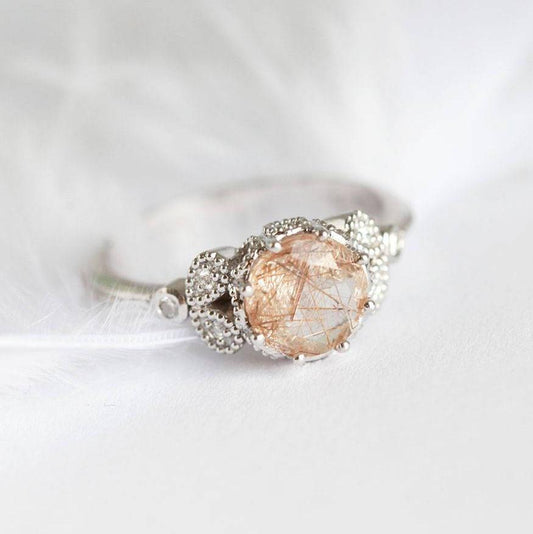 Amanda Round Kuartz Ring-Capucinne