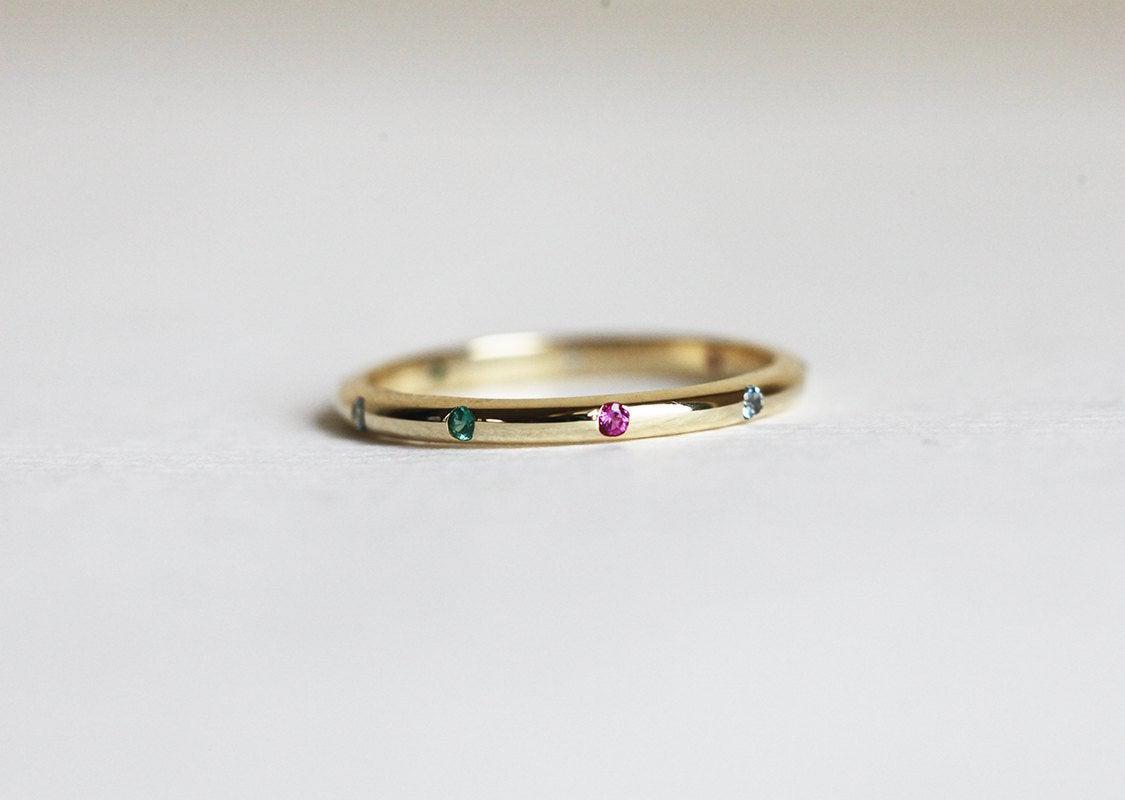 Birthstone Ring, Vedding Ring-Capucinne