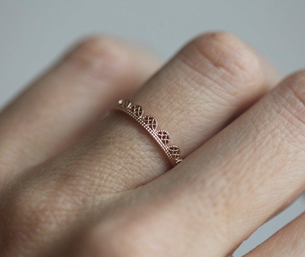 Misti Milgrain Ring-Capucinne