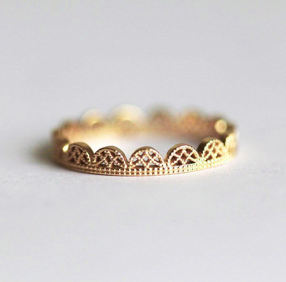 Misti Milgrain Ring-Capucinne