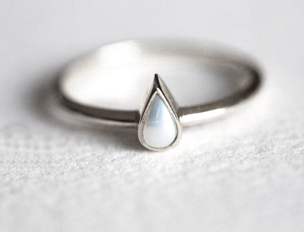 Kamari Pearl-Shaped Pearl Ring-Capucinne