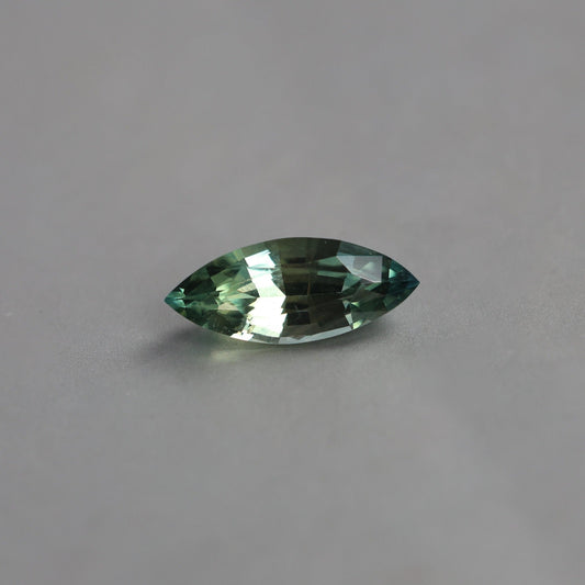 Teal safir labavog kroja markiza