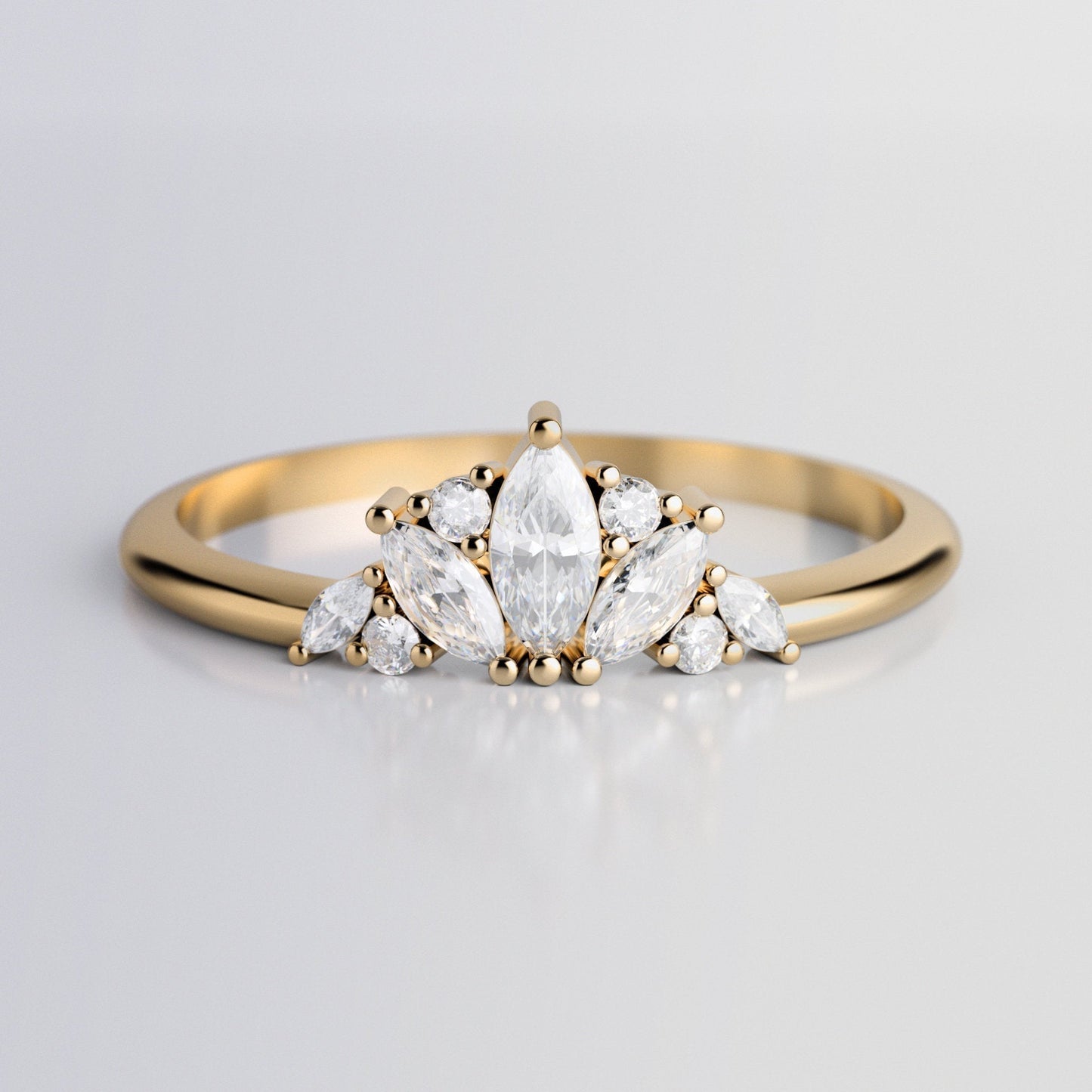 Louise Diamond Ring-Capucinne