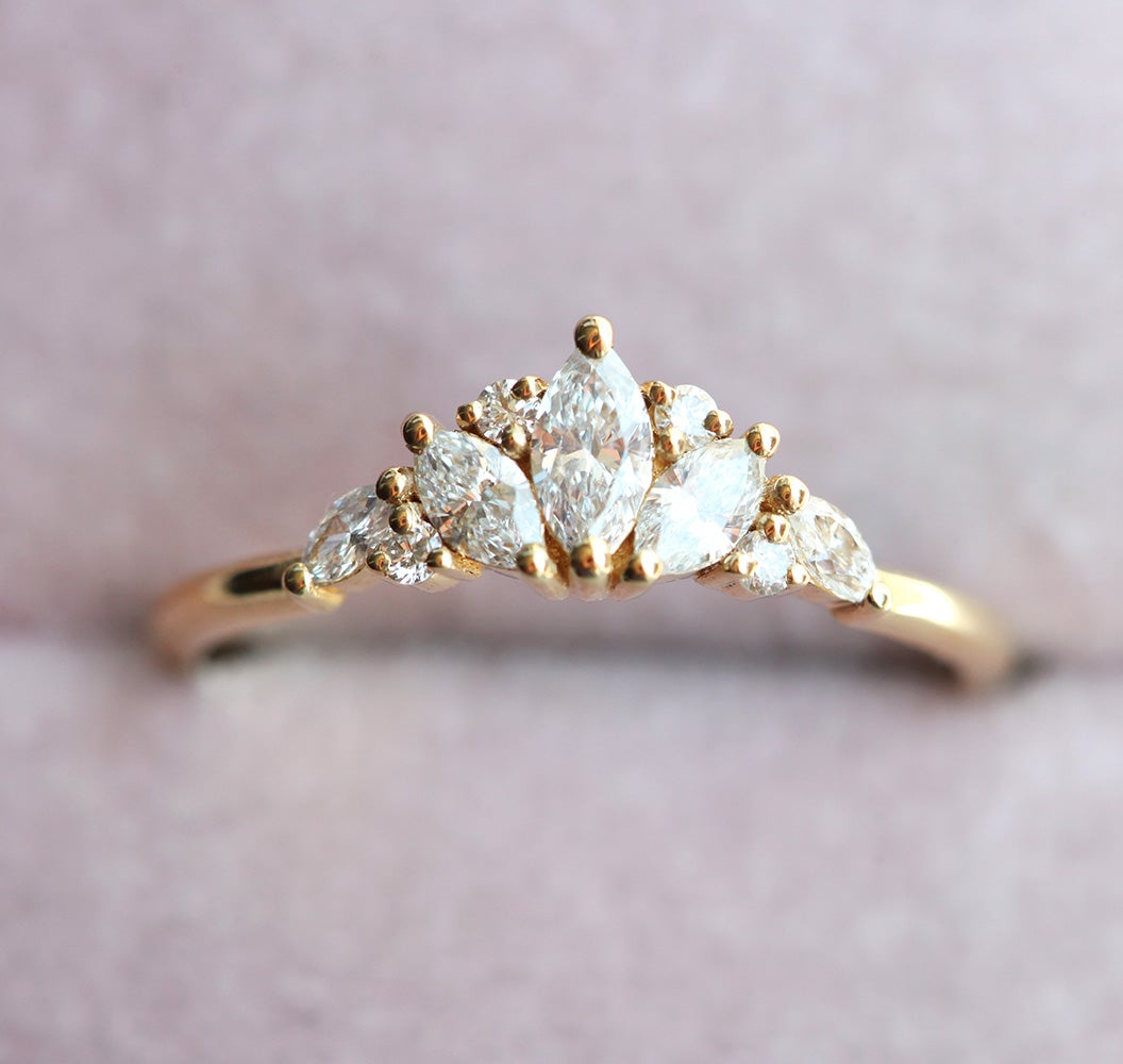 Louise Diamond Ring-Capucinne