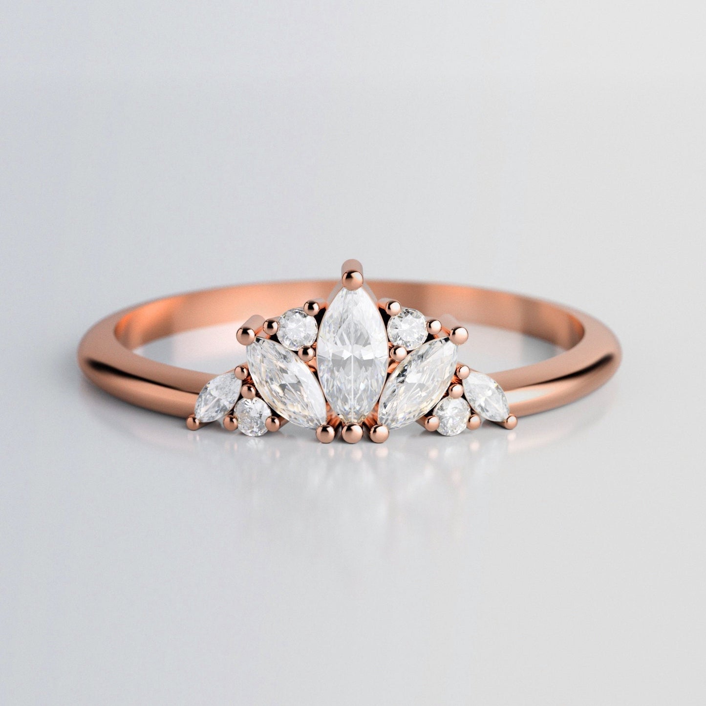 Louise Diamond Ring-Capucinne