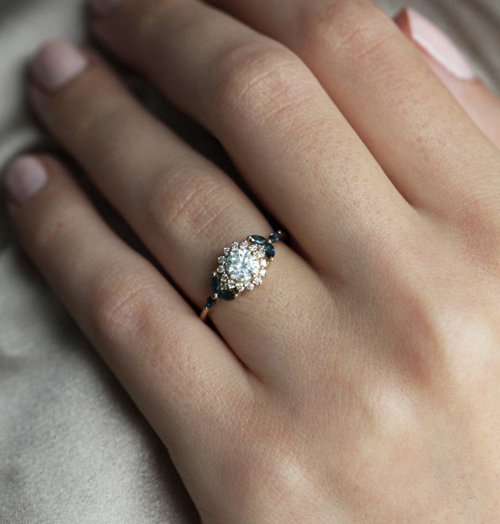 Penelope Diamond Ring-Capucinne