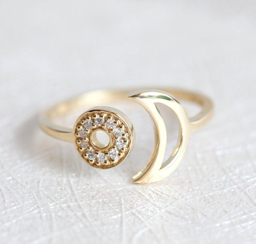 Sunce & Moon Ring-Capucinne